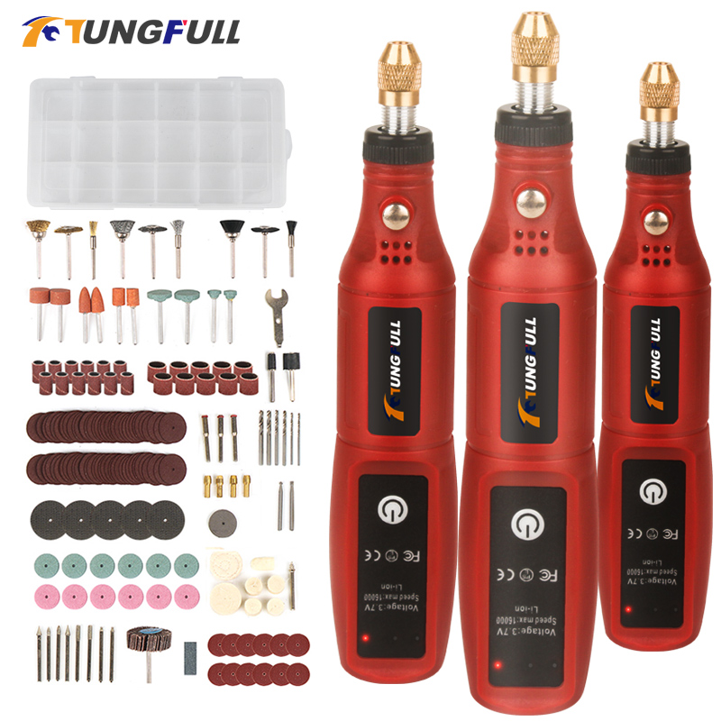 Power Tools Ingco - USB Akku-Bohrer Rotations werkzeug Gravur Stift