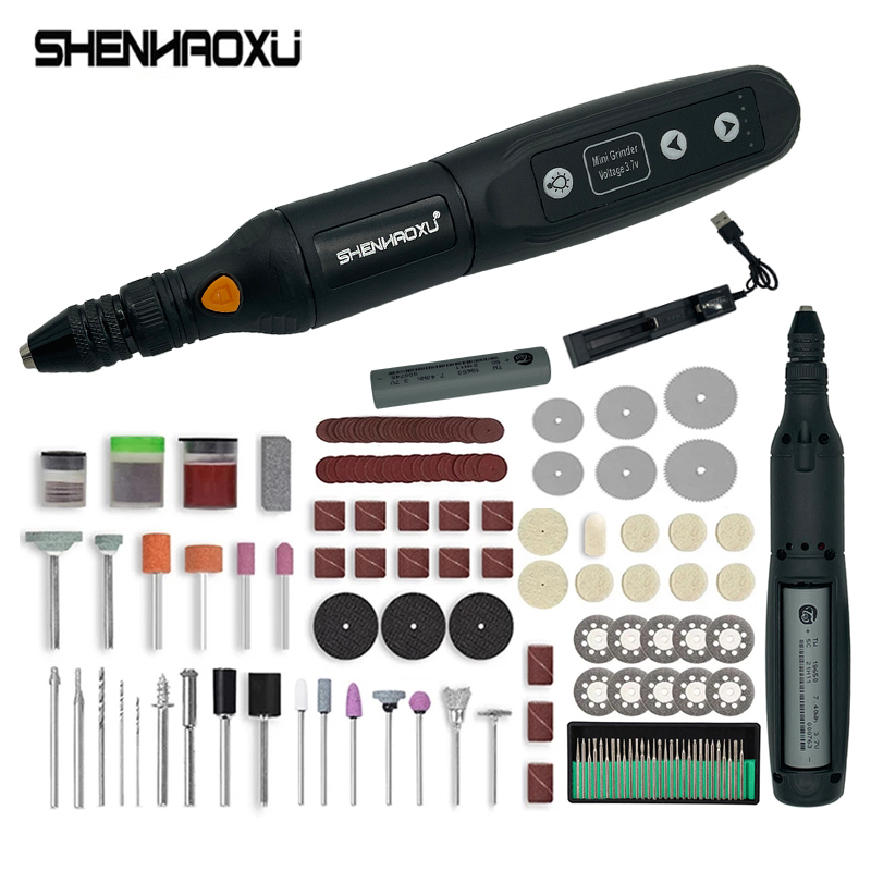 Power Tools Ingco - Mini-Schleifer Kabelloser Bohrer Wiederaufladbarer Abnehmbarer Akku