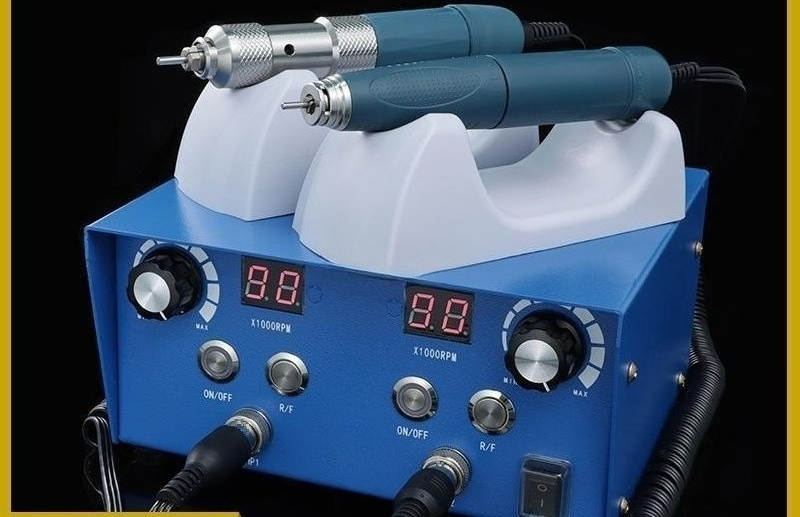Power Tools King - Doppelte Steuerung, Yueli Hochleistungs-Jadeit-Bürstmaschine ohne elektrischen