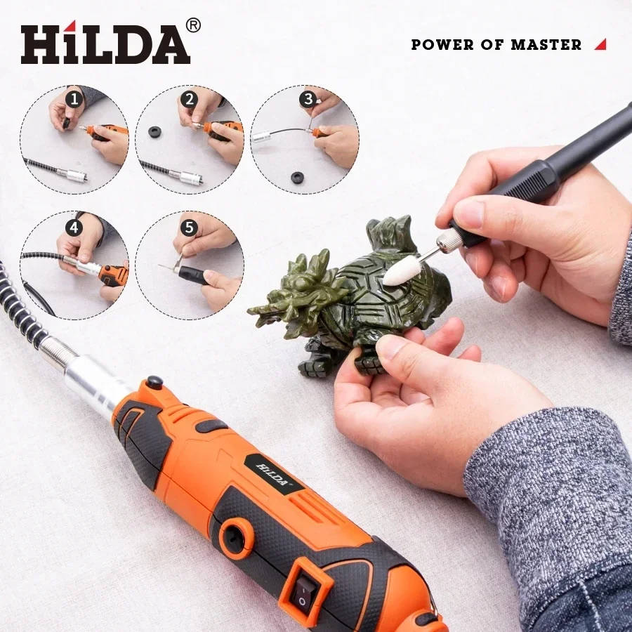 Power Tools Ingco - HILDA 200W Graveur Elektrische Bohrmaschine Gravur