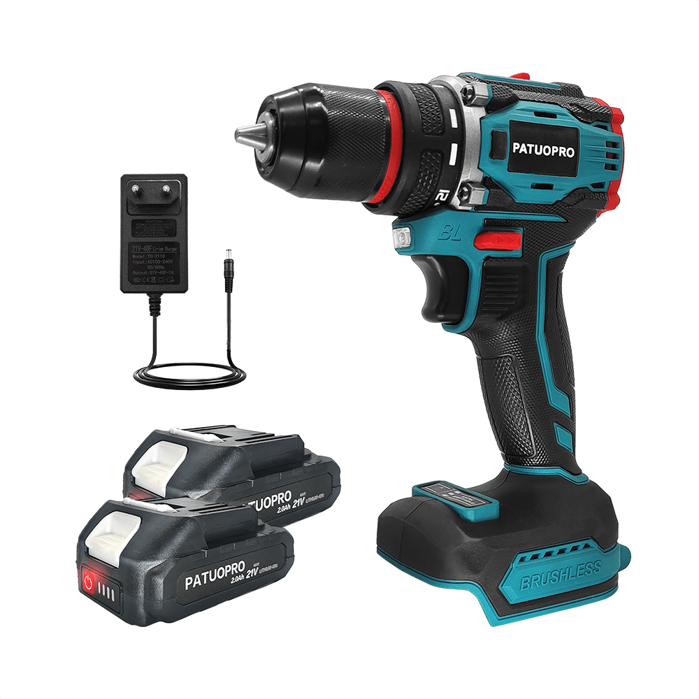 Power Tools Ingco - Patuopro 21v kabelloser bürstenloser elektrischer Bohr