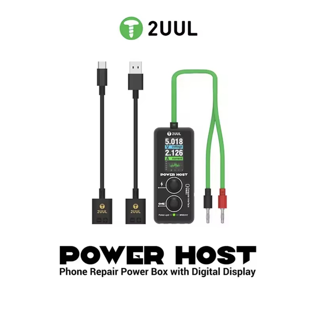 Power Key Tools - 2UUL PW15 Power Host Ampere-Voltmeter mit