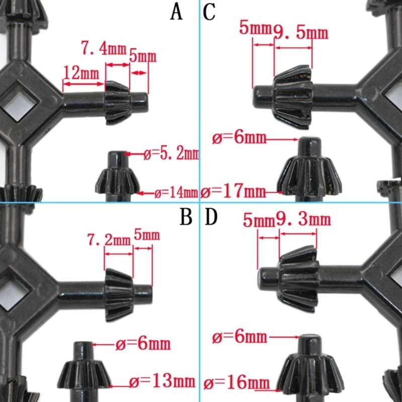 Power Key Tools - Mehrzweck-4-in-1-Bohrfutter-Schlüsselschlüssel, 4-köpfiger professioneller Bohrfutterschlüssel für die