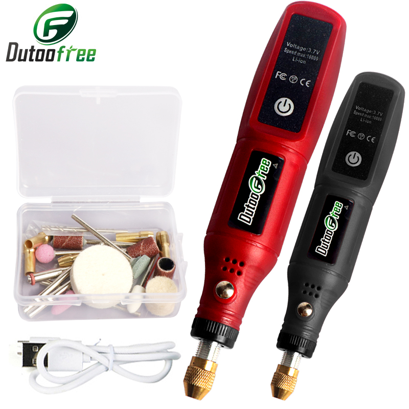 Power Tools Ingco - USB Cordless Rotary Tool Kit Holzbearbeitung