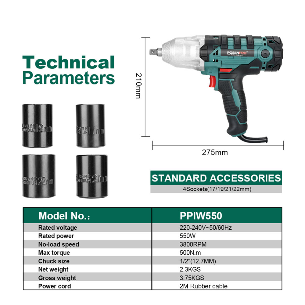 POSENPRO Elektrischer Schlagsc – Power Tools Ingco Bewertung und Preis