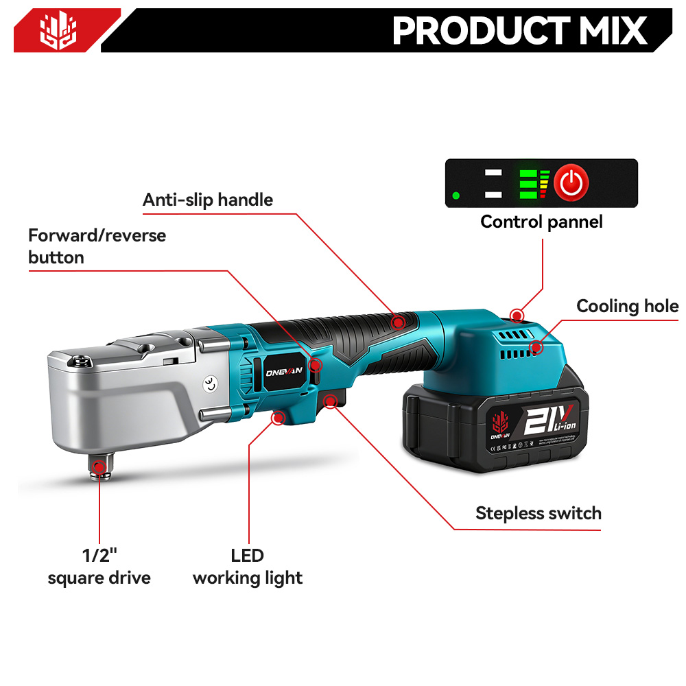 ONEVAN 2400W Bürstenloser Elek – Power Tools Ingco Bewertung und Preis