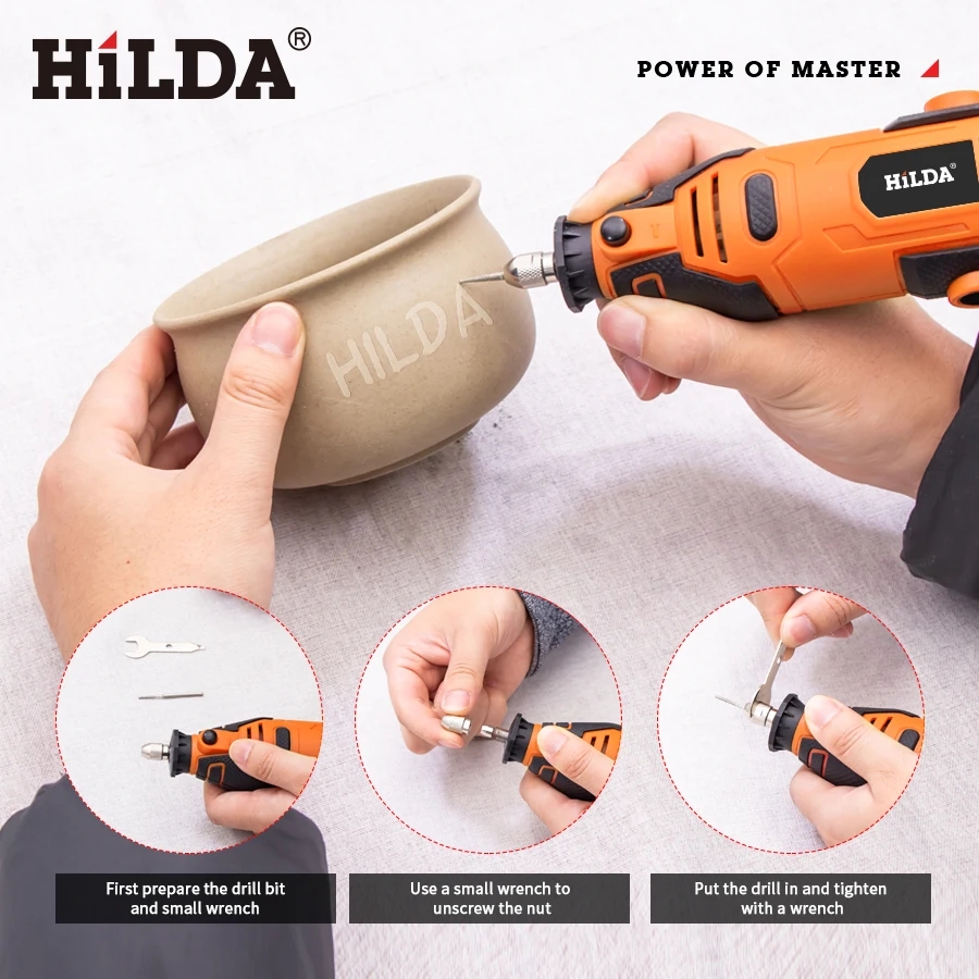 HILDA 200W Graveur Elektrische – Power Tools Ingco Bewertung und Preis