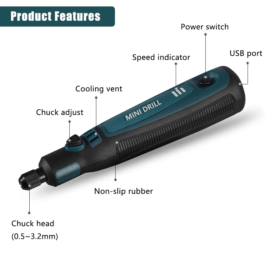 Akku-Bohrschrauber, Dremel-Dre – Power Tools Ingco Bewertung und Preis